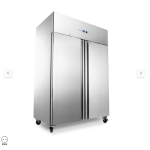  Ψυγείο - 1400L - 6 ρυθμιζόμενα ράφια (2/1 GN) - με ρόδες - Ανοξείδωτο χάλυβα